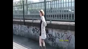 Nina flashing in public 5