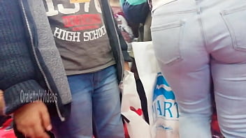 Turkish Candid -  White Jean Perfect Butt