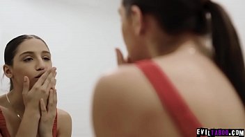 Teen stalker Abella Danger is obsessed with her hot ebony neighbor Jax Slayher. She invited him in her house and seduces him just to fuck her pussy.