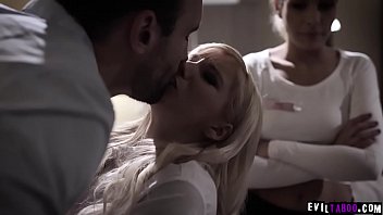 Hot teen beaties Kenzie Reeves and Alex Legend flirted with a lucky driver and let him fucked their pussy for free.