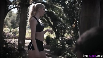 Slutty Kenna James got pregnant by nerdy stepbro!!Nerdy stepbro Jake Adams is still a virgin so her flirty help him giving him an awesome fuck.