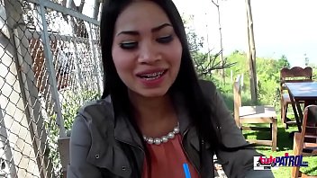 Shaved pussy pounded with long cock