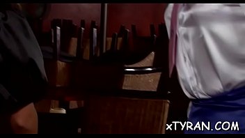 Sexy sweetheart dominates her slave in sexy femdom fetish action