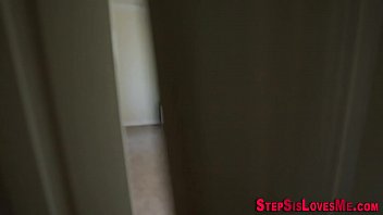 Blonde amateur gargles