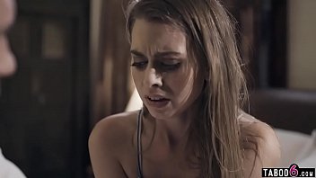 My crazy teen stepsister fucks with daddy to get to me