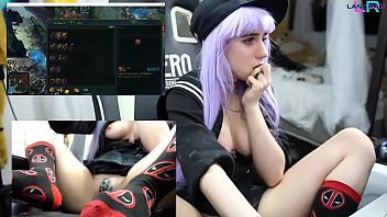 Lana Rain Masturbating and Playing League of Legends URF Mode 2/2
