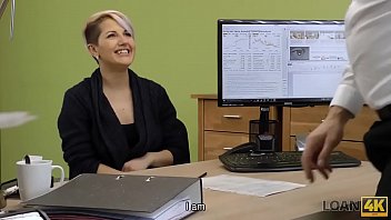 LOAN4K. Rude agent bangs Lussy like a cheap whore for a big credit