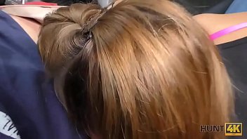 HUNT4K. Quiet spot was perfect for guy to fuck young slut for money