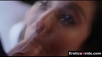 Busty brunette Karlee Grey cum on tits