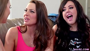 Lesbian couple caught the babysitter masturbating - Abigail Mac, Jill Kassidy and Whitney Wright