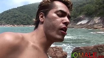 Beefy deviants breeding mercilessly on the seashore