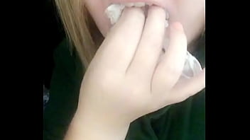 The time master made me fill my mouth with my knickers - whilst I was in work