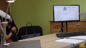 LOAN4K. Babe is banged by strange loan agent following his proposal