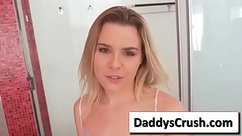 Aubrey Sinclair sexy blondie get down on hard thick cock