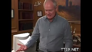 Stunning legal age teenager gets her pussy fingered and screwed by old dude