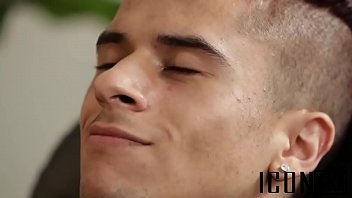 Bald monster using his meat train to stretch his new love