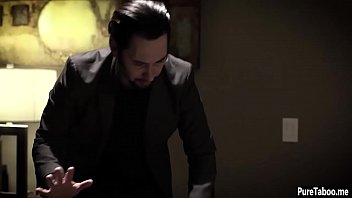 Spying rich guy rough banged a tighty babysitter teen