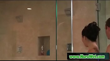 AsaAkira fucking in Nuru Massage