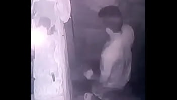 Bad guy spying and jerk girl in bath