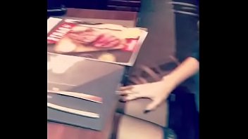 Flashing my body in public in a restaurant