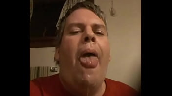 Eating my own cum