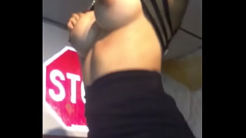 Cardi B playing with her tittes in her stripper days