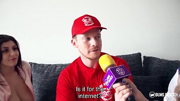 BUMS BESUCH - Busty German pornstar July Johnson surprise fucks amateur dude