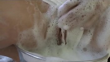 LUBED Soapy Blake Eden fuck and creampie in back of truck