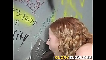 Redhead Cherry Poppens Plays With BBC - Gloryhole