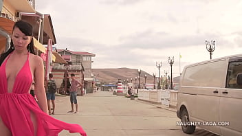 My new red dress for flashing in public