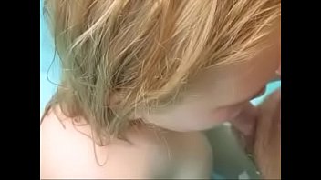 Wife Gets Nasty In Pool Sucking Dick While Playing Swallowing A Mouth Full Of Cum