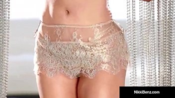 Canadian Star Nikki Benz Strips Teases &amp_ Plays w/ Our Minds!