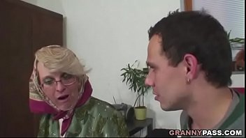 Granny Takes Young Dick Doggy Style