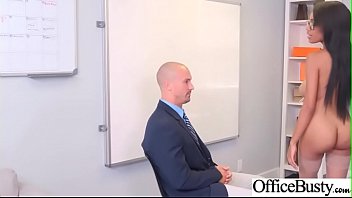 (Brittney White) Office Girl With Round Big Boobs Enjoy Hard Sex movie-08