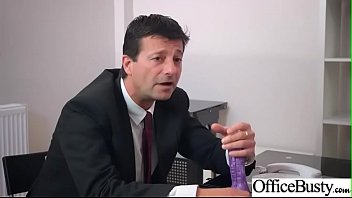 Slut Sexy Girl (Christina Shine) With Big Round Boobs In Sex Act In Office video-09