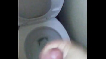 Straight Guy Cumming In the Toilet
