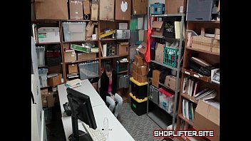 Crazy Shoplifting Amateure Backroom Spy-Cam Sex