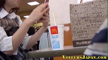 Japanese slut masturbates