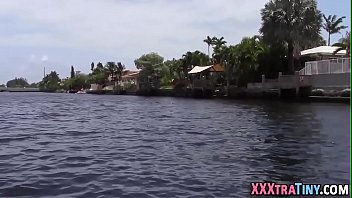 Tiny black teen fucked