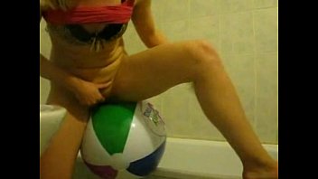 Sophie washes herself shaves and play games in her bathtub