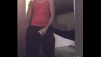 Guy horny Masturbates and cums