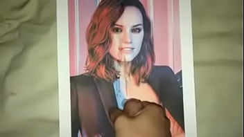 My huge cum tribute to Daisy Ridley