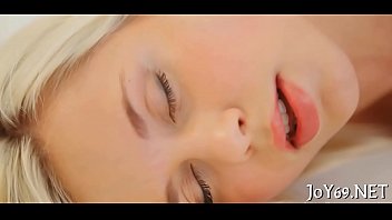 Elegant legal age teenager in a softcore play