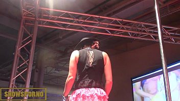 Magic sex trick on stage