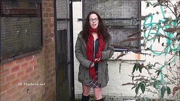 Amateur exhibitionist Beauvoirs public masturbation and outdoor flashing of brun