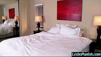 Lez Girl (jenna&amp_layla) And Mean Girl In Punish Sex Tape clip-21