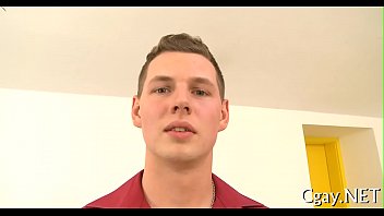 Lubricous blowjob for homo dude