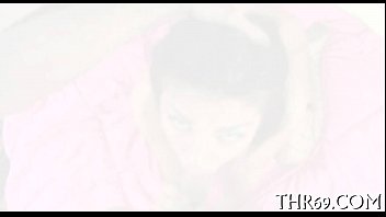 Wild deepthroating from cute honey