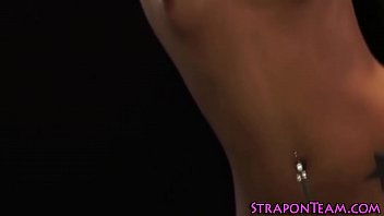 Lezdomina fingers slave