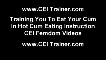 Lick your cum off your hands after you jerk off CEI